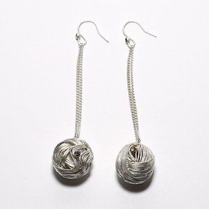 Kenneth Cole Wire-Sphere Drop Earrings